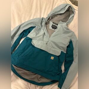 Carhartt Teal and Gray Jacket